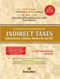 Students Handbook On Indirect Taxes
